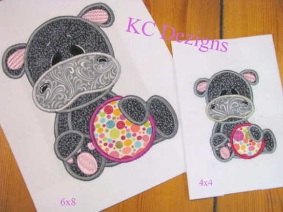 Beach Hippo with Beach Ball Applique: A Design Review