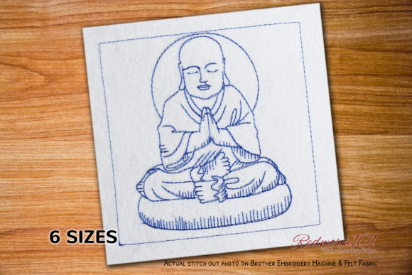 Buddha Sitting in Lotus Pose – A Seasonal Embroidery Review