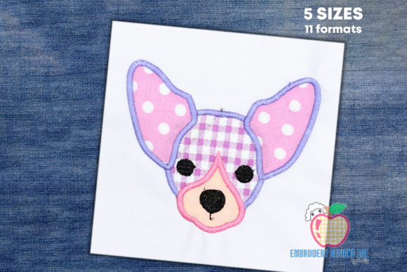 Chihuahua Dog Puppy Face Applique: A Design Review