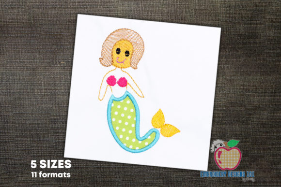 Cute Baby Mermaid: A Designer's Review of This Charming Design