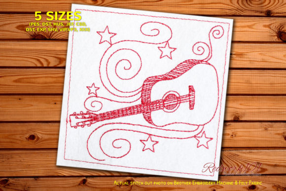 Dreadnought Acoustic Guitar Redwork: A Designer's Review