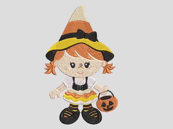 Halloween Girl: A Designer's Review for Seasonal Embroidery
