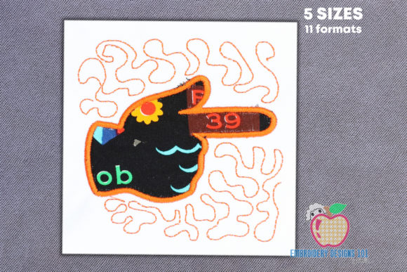 Pointing Hand Applique: A Seller's Review for Etsy and Small Shop Products